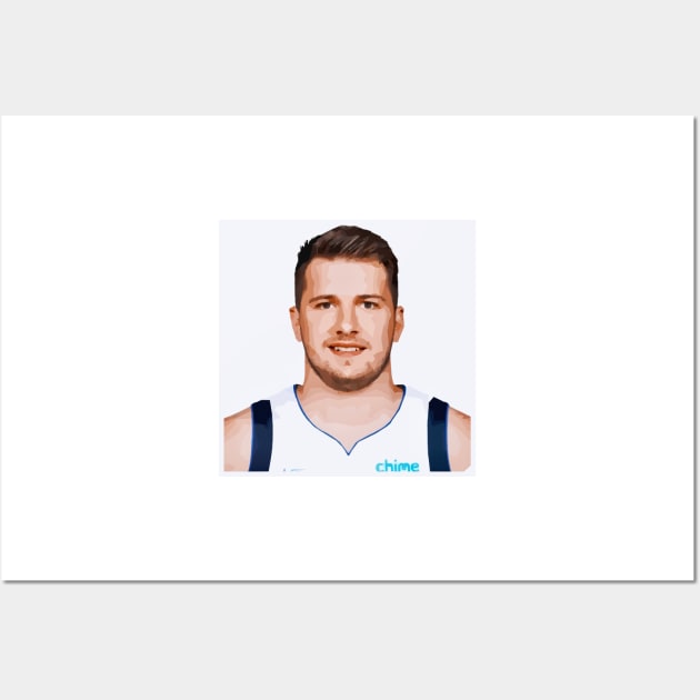 Luka Doncic Wall Art by Playful Creatives